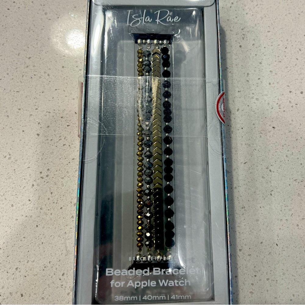 Isla Rae beaded Apple Watch Band NWT